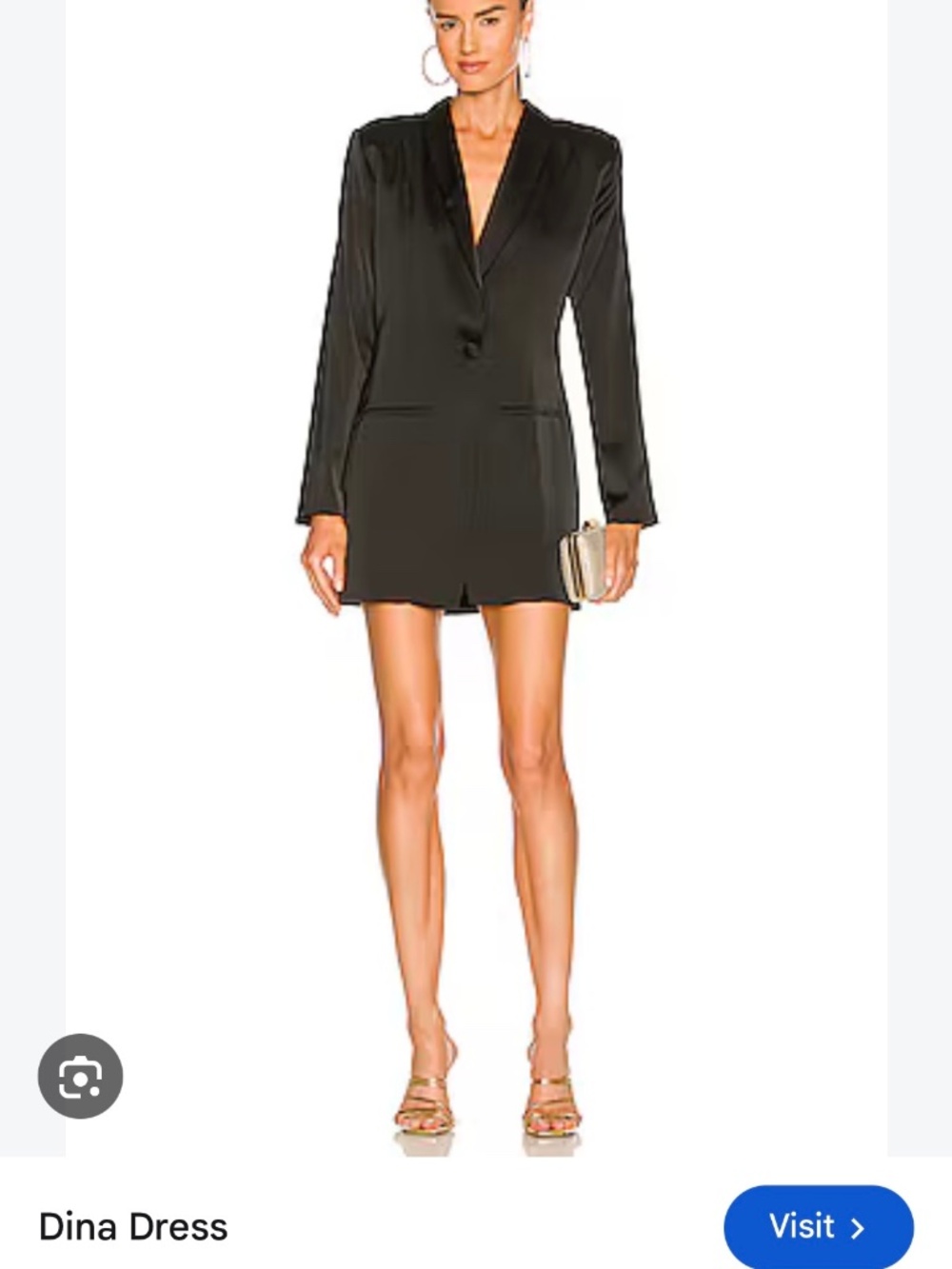 Nonchalant Dina blazer dress - black